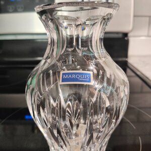Marquis By Waterford Lead Crystal Sheridan 6” Vase New with Box PN 100548M